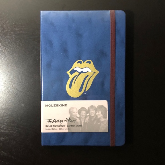 Moleskine Rolling Stones Velvet LG Ruled Notebook! - Picture 4 of 8